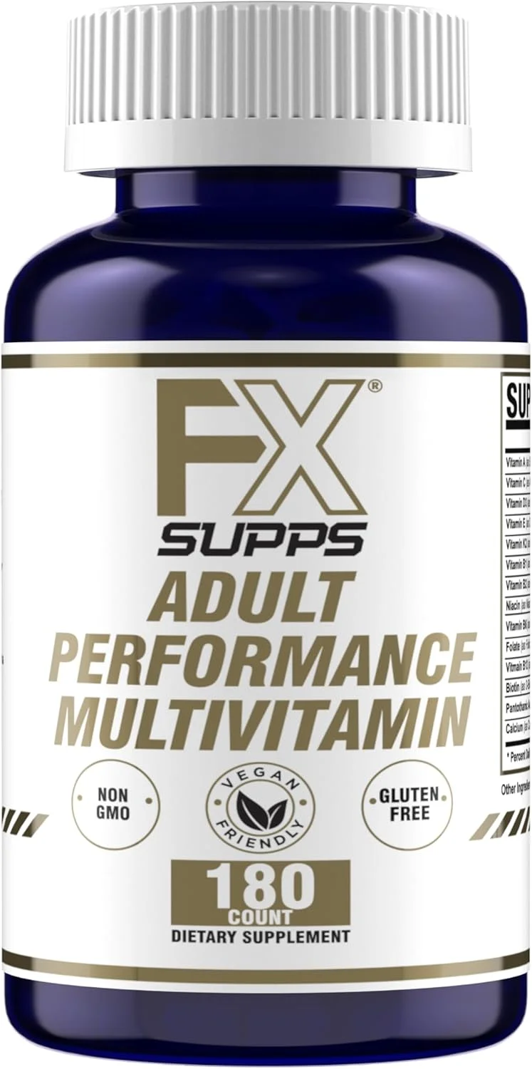 مولتی ویتامین عملکردی FXSUPPS با آمینو اسیدها، بتا آلانین و ال-کارنیتین، بهبود عملکرد و ریکاوری، 180 قرص - ساخت آمریکا مولتی ویتامین عملکردی FXSUPPS با آمینو اسیدها، بتا آلانین و ال-کارنیتین، بهبود عملکرد و ریکاوری، 180 قرص - ساخت آمریکا