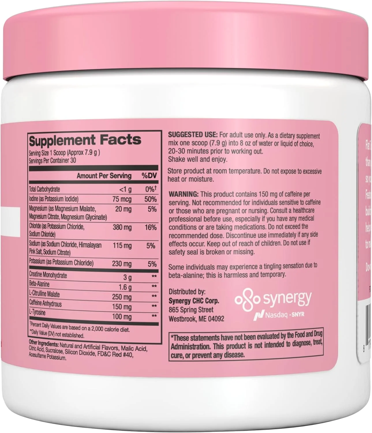 پودر قبل از تمرین ورزشی برای بانوان – انرژی، استقامت و پشتیبانی از عضلات با 3 گرم کراتین، 1.6 گرم بتا آلانین، الکترولیت ها – طعم هندوانه – 30 سروینگ پودر قبل از تمرین ورزشی برای بانوان – انرژی، استقامت و پشتیبانی از عضلات با 3 گرم کراتین، 1.6 گرم بتا آلانین، الکترولیت ها – طعم هندوانه – 30 سروینگ