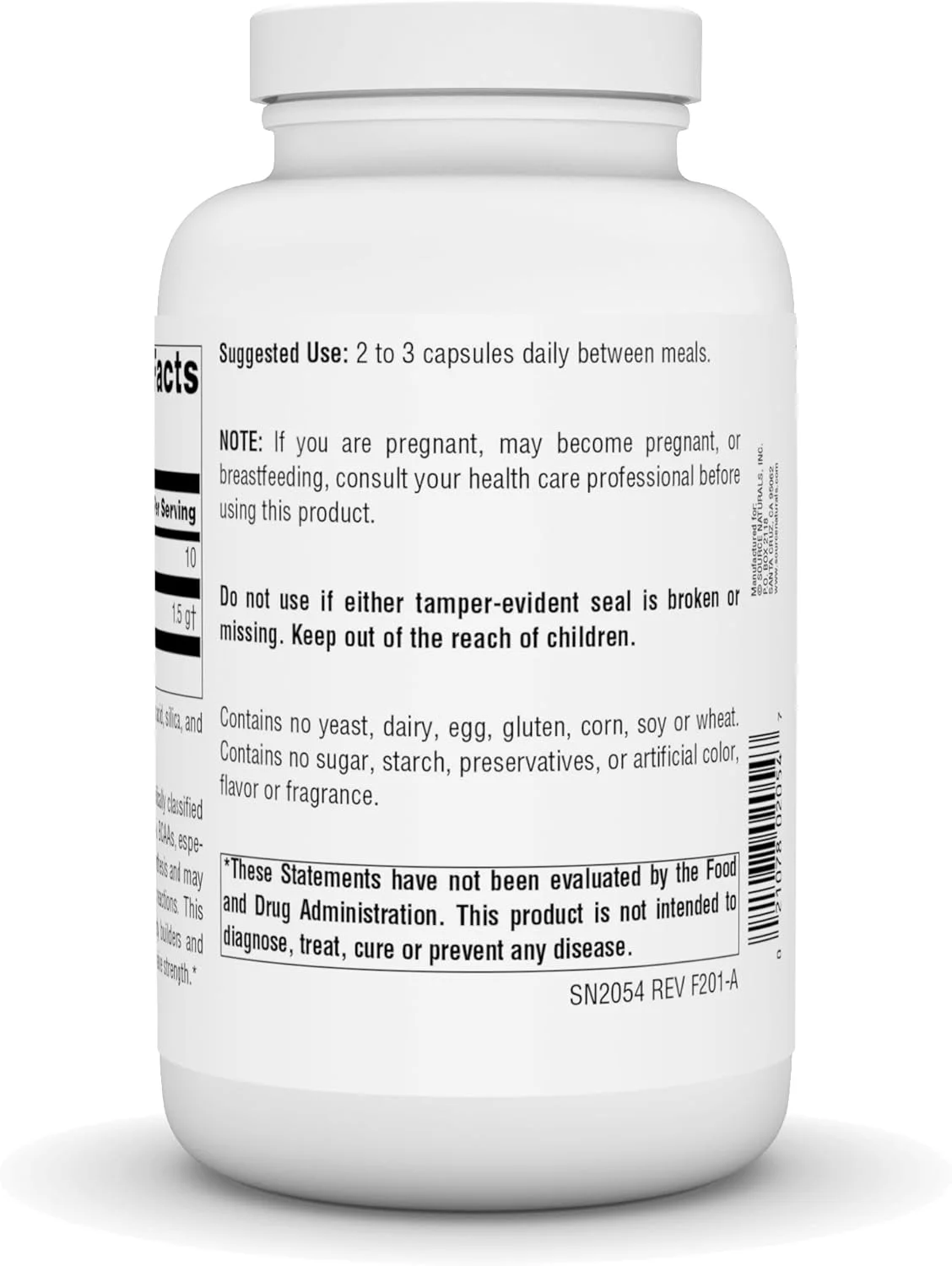 سورس نچرالز ال-لوسین، پشتیبانی از انرژی*، یک مکمل اسید آمینه ضروری فرم آزاد برای پشتیبانی از انرژی - 240 کپسول سورس نچرالز ال-لوسین، پشتیبانی از انرژی*، یک مکمل اسید آمینه ضروری فرم آزاد برای پشتیبانی از انرژی - 240 کپسول