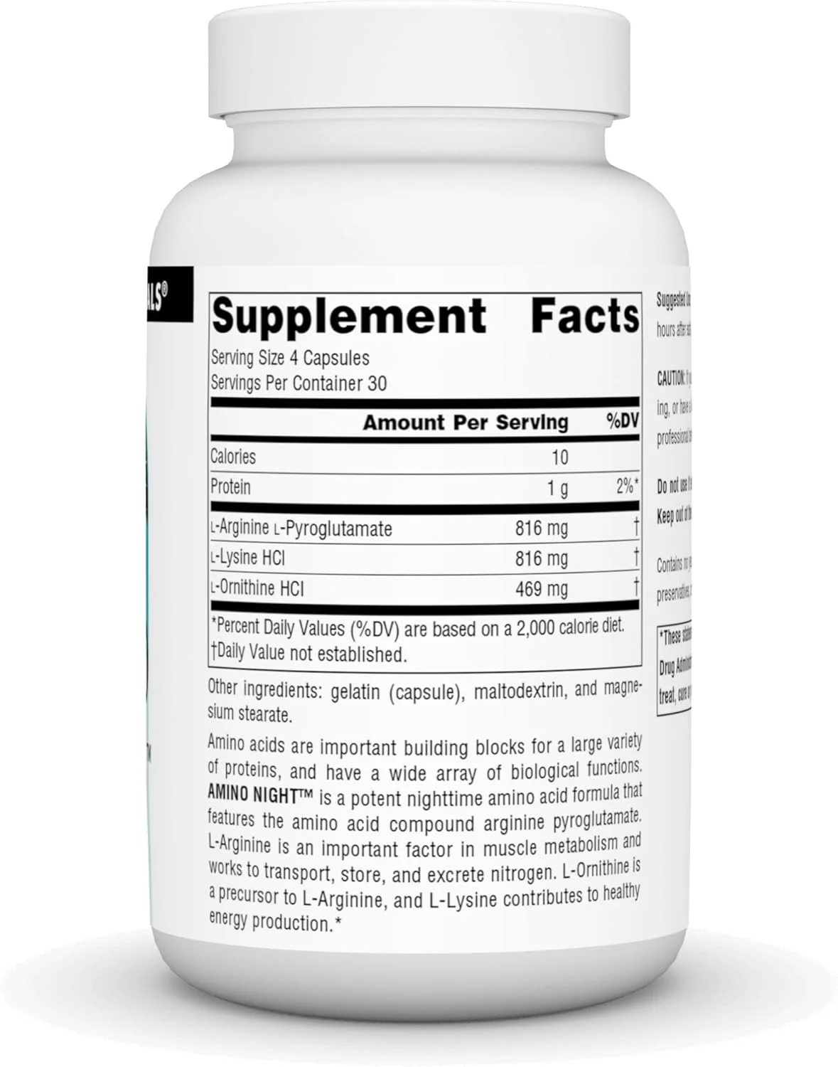 سورس نچرالز آمینو نایت - فرمول پیشرفته اسید آمینه - 120 کپسول سورس نچرالز آمینو نایت - فرمول پیشرفته اسید آمینه - 120 کپسول