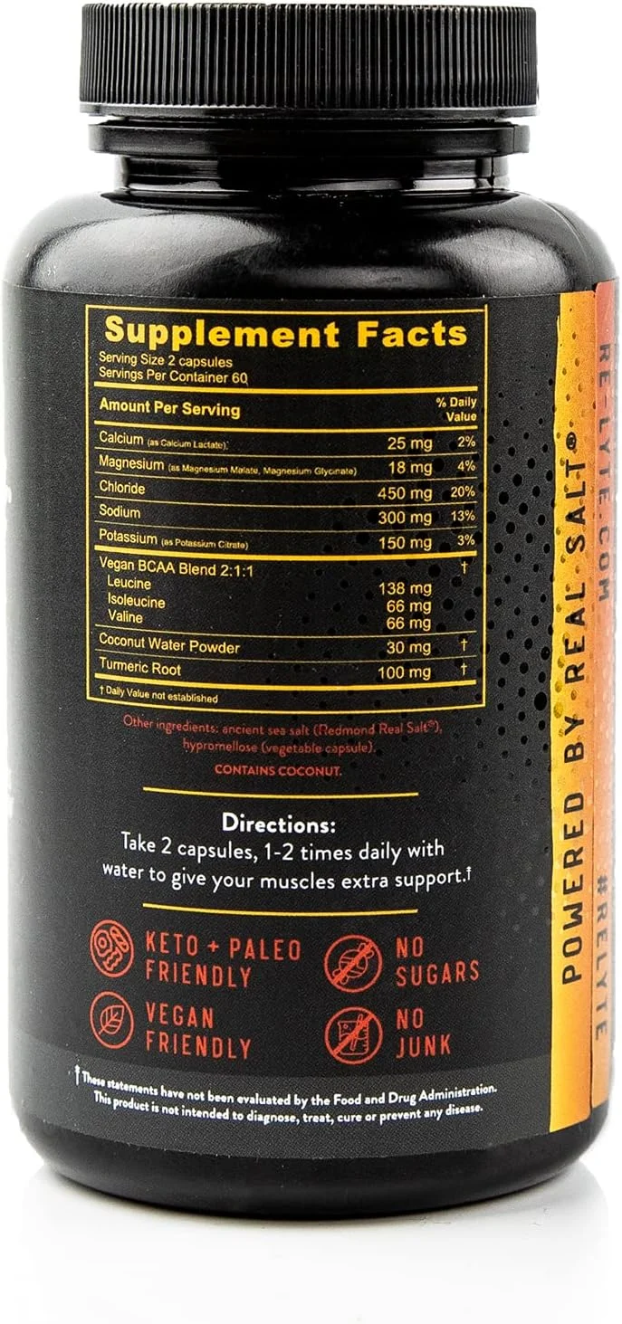 کپسول های ریکاوری عضلات رِدْموند Re-Lyte، ۱۲۰ عدد کپسول های ریکاوری عضلات رِدْموند Re-Lyte، ۱۲۰ عدد