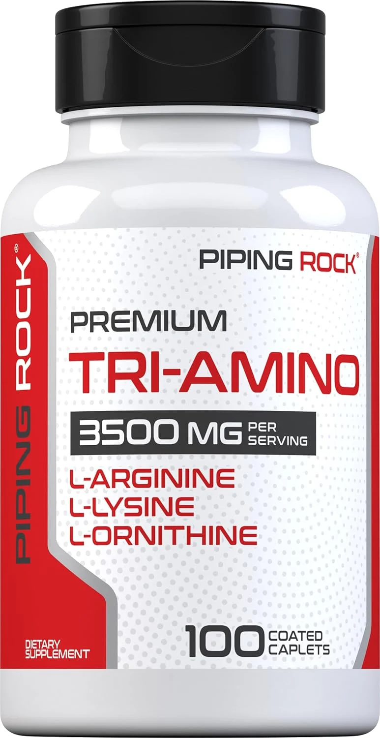 مکمل تری آمینو پایپینگ راک | 100 عدد کپسول | کمپلکس با ال-آرژنین، ال-اورنیتین، ال-لیزین | گیاهی، غیر GMO، بدون گلوتن مکمل تری آمینو پایپینگ راک | 100 عدد کپسول | کمپلکس با ال-آرژنین، ال-اورنیتین، ال-لیزین | گیاهی، غیر GMO، بدون گلوتن