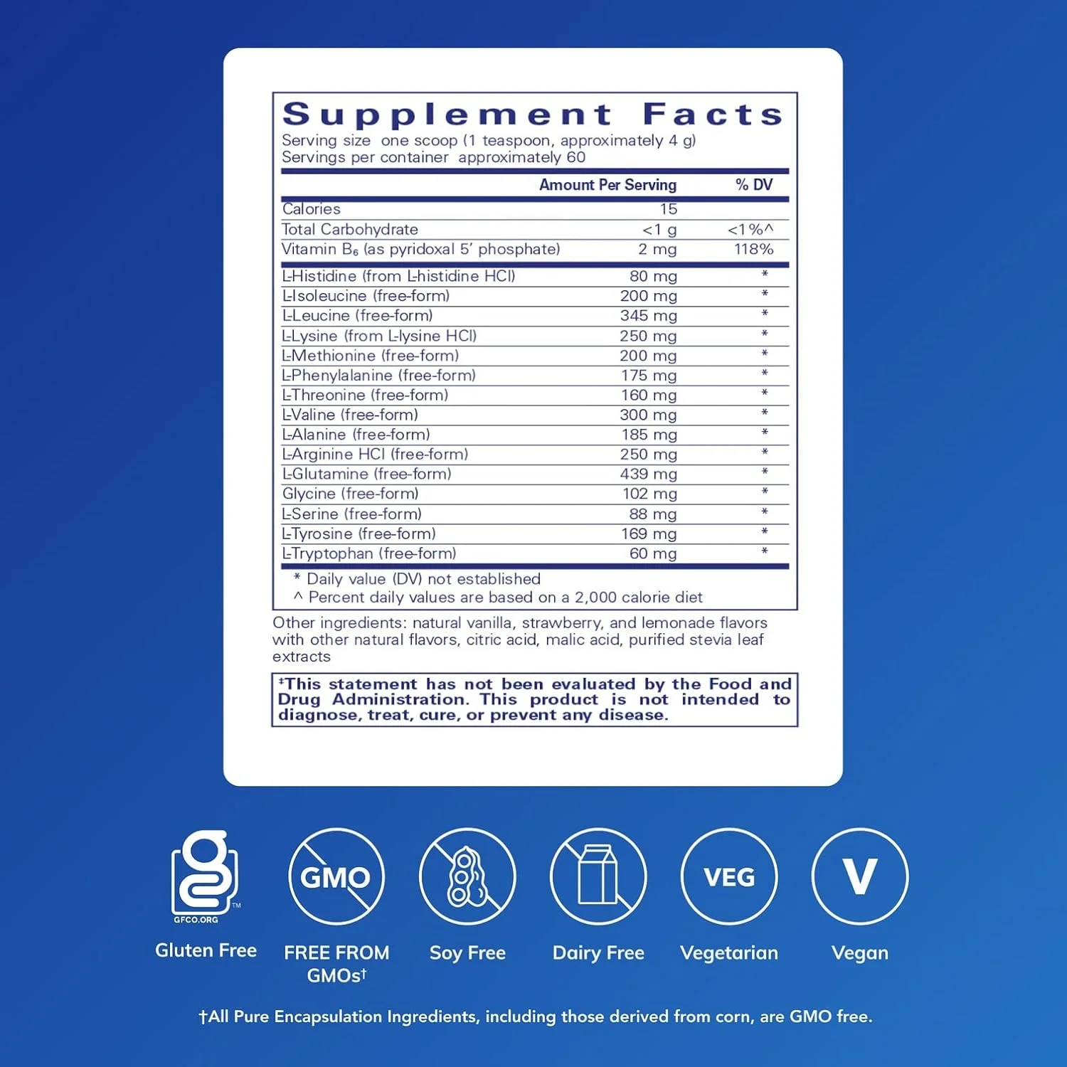 پودر اسید آمینه آزاد فرم Pure Encapsulations Amino Replete | مکمل پودری 241 گرمی پودر اسید آمینه آزاد فرم Pure Encapsulations Amino Replete | مکمل پودری 241 گرمی