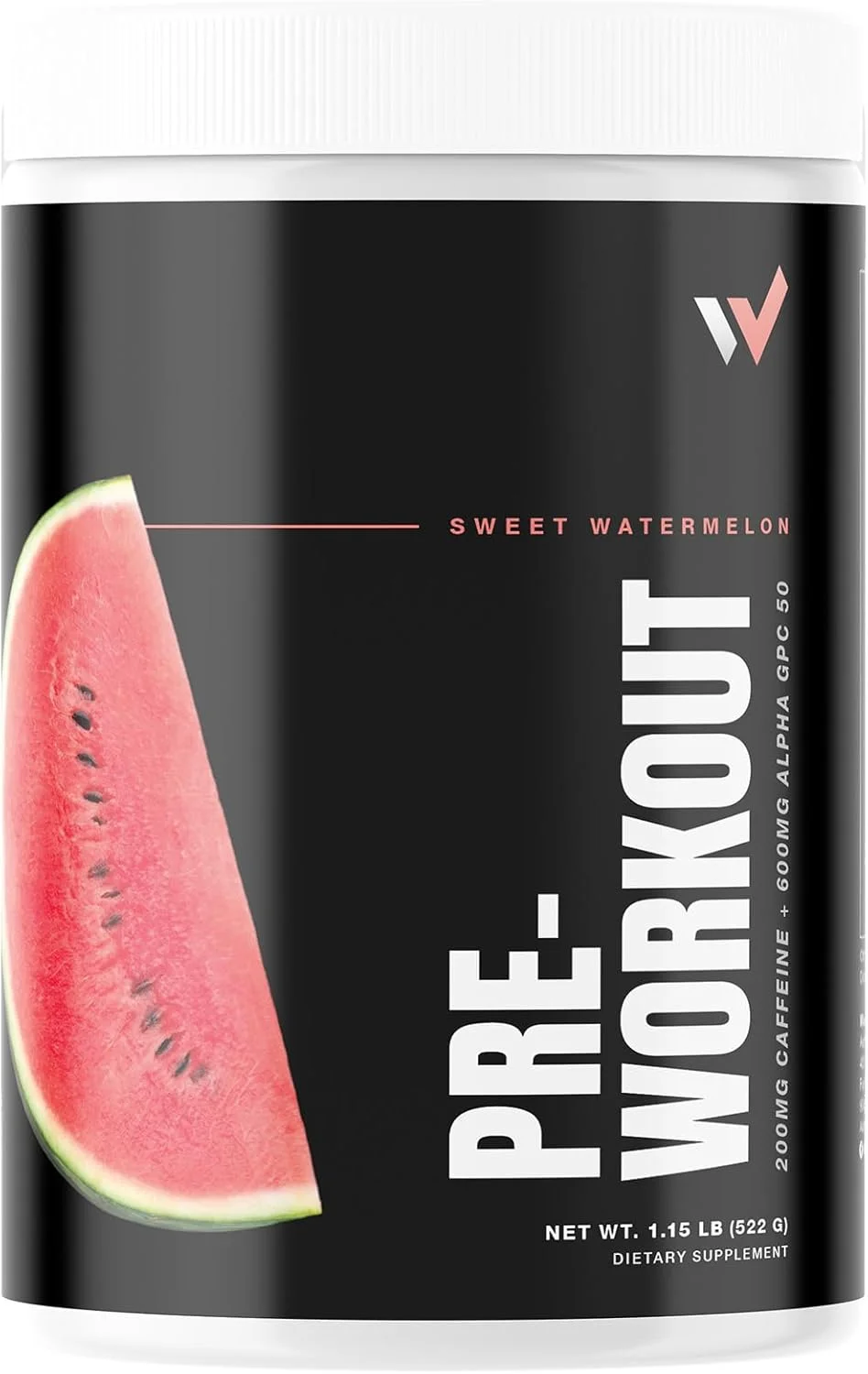 بهترین پودر قبل از تمرین برای عملکرد اوج: ترکیبی انرژی زا با ال تیانین، بتا آلانین، بتائین بی آب، آلفا GPC و ویتامین های B - بدون شکر برای مردان و زنان - طعم هندوانه شیرین