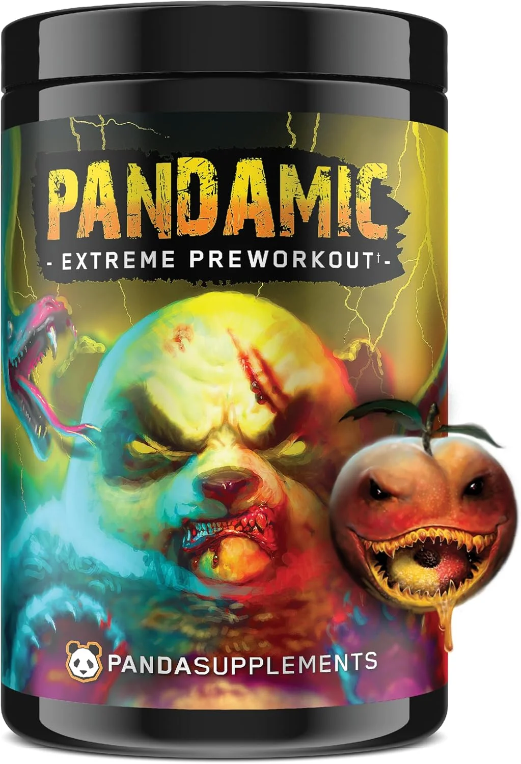 مکمل ورزشی قبل از تمرین پاندا ساپس - پاندمیک اکستریم V2: افزایش تمرکز، پمپ عضلانی و انرژی برای آقایان و بانوان (25 سروینگ) (طعم پاستیل هلو)