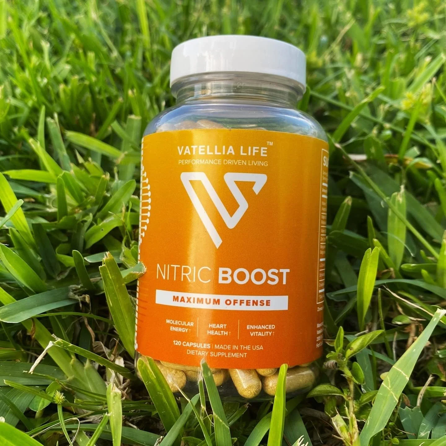 مکمل نیتریک اکسید برای آقایان Vatellia Life Nitric Boost | فرمول جذب بالا | 100% مواد طبیعی | بهترین تقویت کننده نیتریک اکسید | افزایش جریان خون | تامین 2 ماهه