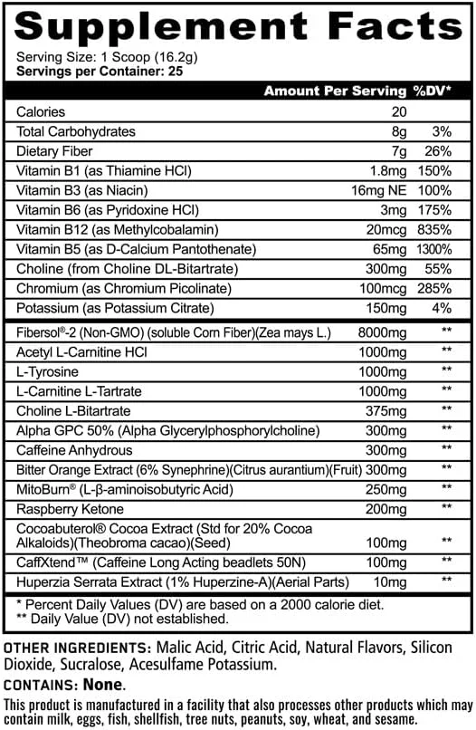 آزمایشگاه های زیرزمینی زیستی: پاندا برن مکس، افزایش قدرت، انرژی و تمرکز شما با کافئین دوگانه (350 میلی گرم)، آلفا GPC و MitoBurn® (آبنبات چوبی هلو و بری)(25 سروینگ)