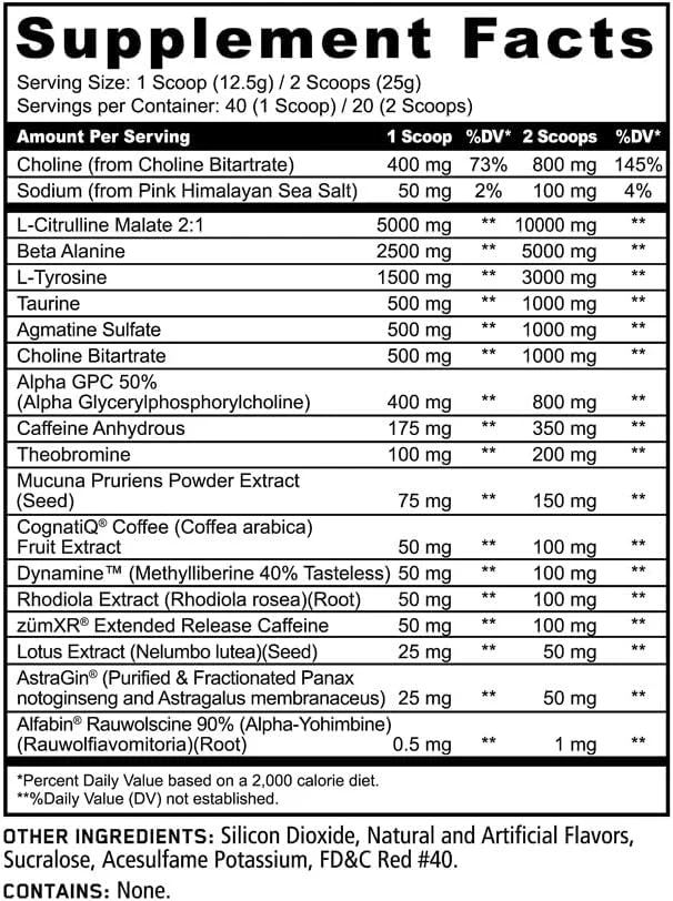 پاندا ساپس رامپیج کیاس از آزمایشگاه های زیرزمینی Bio Labs™: مکمل قبل از تمرین فوق العاده، محرک قوی، حداکثر پمپ، تمرکز و انرژی (شربت انبه توت فرنگی) (40 سروینگ)