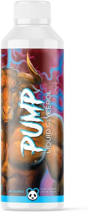 مکمل قبل از تمرین گلیسرول مایع پاندا ساپس پمپ | تقویت کننده هیدراتاسیون عضلات، قدرت و استقامت به همراه آستراژین | برای آقایان و بانوان (بدون محرک) (473ml, 32 سروینگ) (بدون طعم)