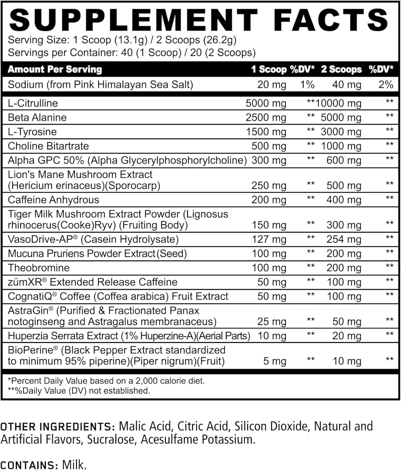 مکمل پیش از تمرین نوتراپیک Skull از Underground Bio Labs/Panda Supps، سه منبع کافئین برای تمرکز دید تونلی، پمپ های حجیم، انرژی بی نظیر (40 پیمانه) (لیمو کی لایم گیلاس)