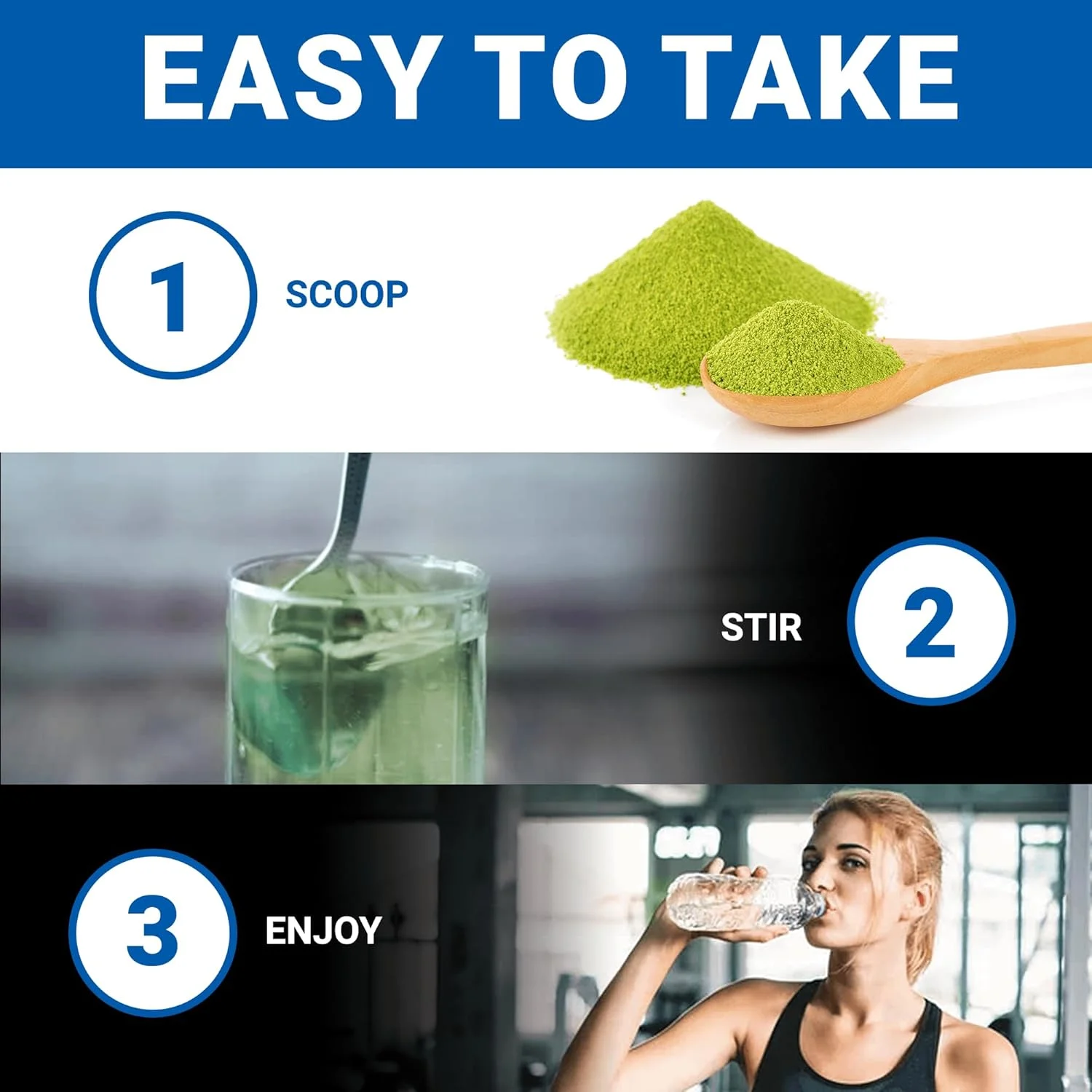 مکمل قبل از تمرین (طعم لیمو) - کافئین طبیعی برای انرژی، تمرکز و استقامت - بدون شکر، بدون مواد مصنوعی - طعم لیمو