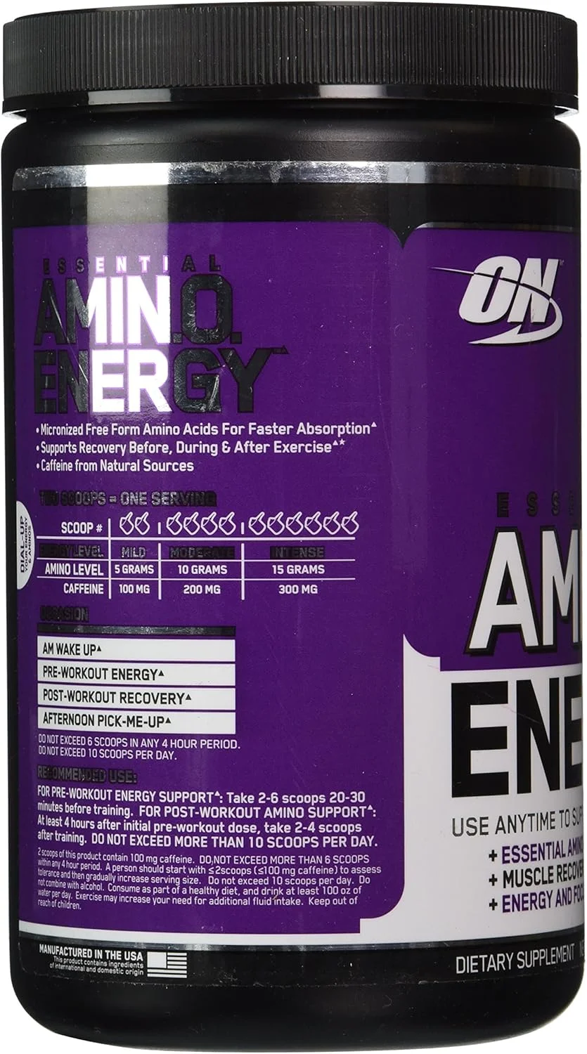 مکمل آمینو انرژی انگور کانکورد Optimum Nutrition - ۳۰ سروینگ، ۲۷۰ گرم مکمل آمینو انرژی انگور کانکورد Optimum Nutrition - ۳۰ سروینگ، ۲۷۰ گرم
