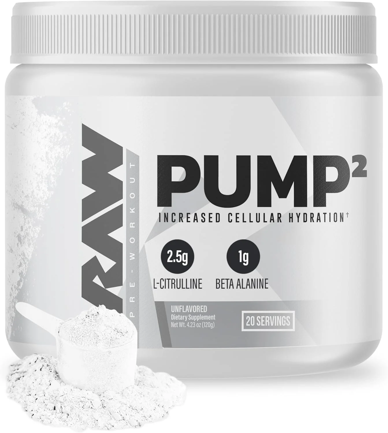 مکمل پمپ قبل از تمرین | مکمل پمپ گلیسرول قبل از تمرین، مکمل پمپ جفتی برای بهترین نتیجه یا هر پودر قبل از تمرین | آبرسانی پیشرفته و افزایش انرژی | بدون طعم (20 سروینگ)