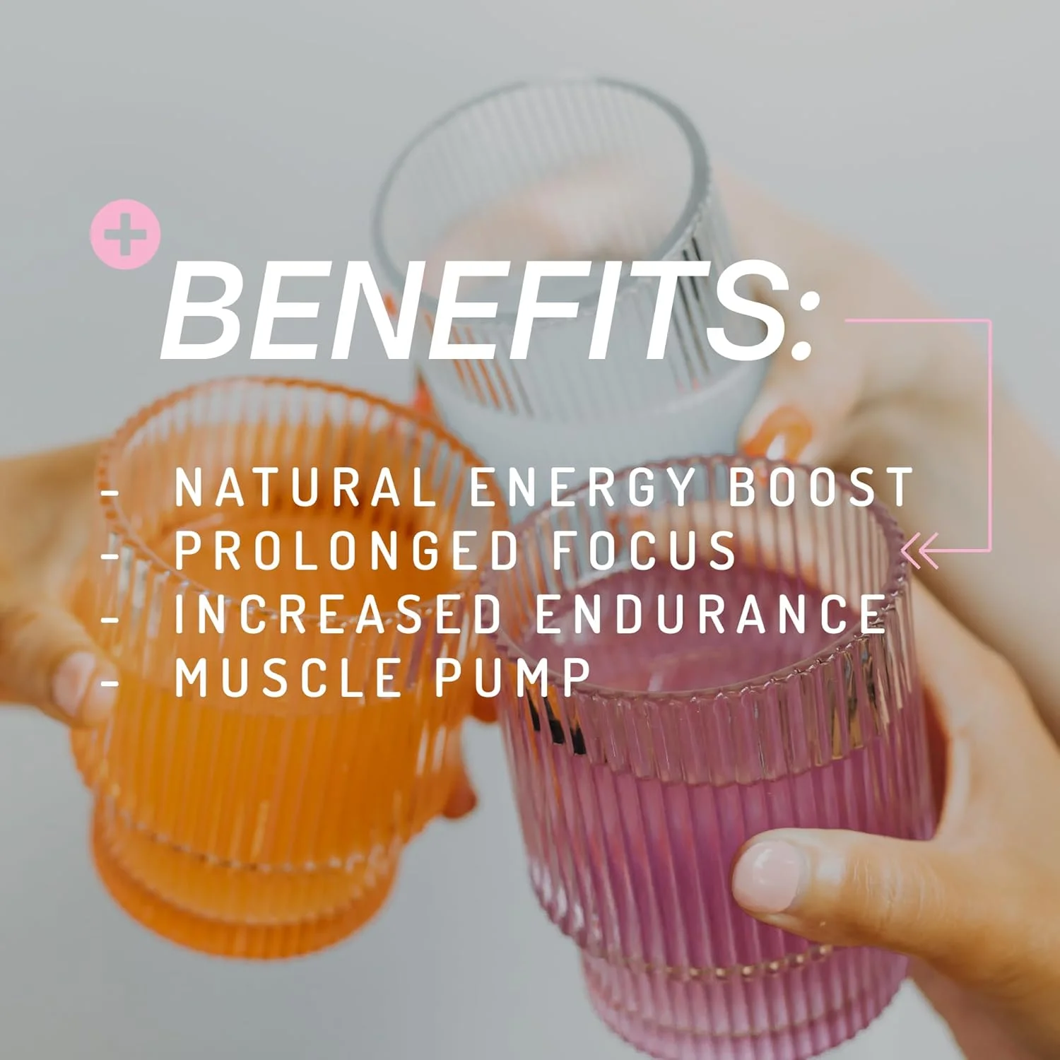 پودر مکمل قبل از تمرین PWDRS، مکمل قبل از تمرین کاملا طبیعی برای انرژی، پمپ، استقامت و قدرت، با کافئین (لیموناد صورتی)