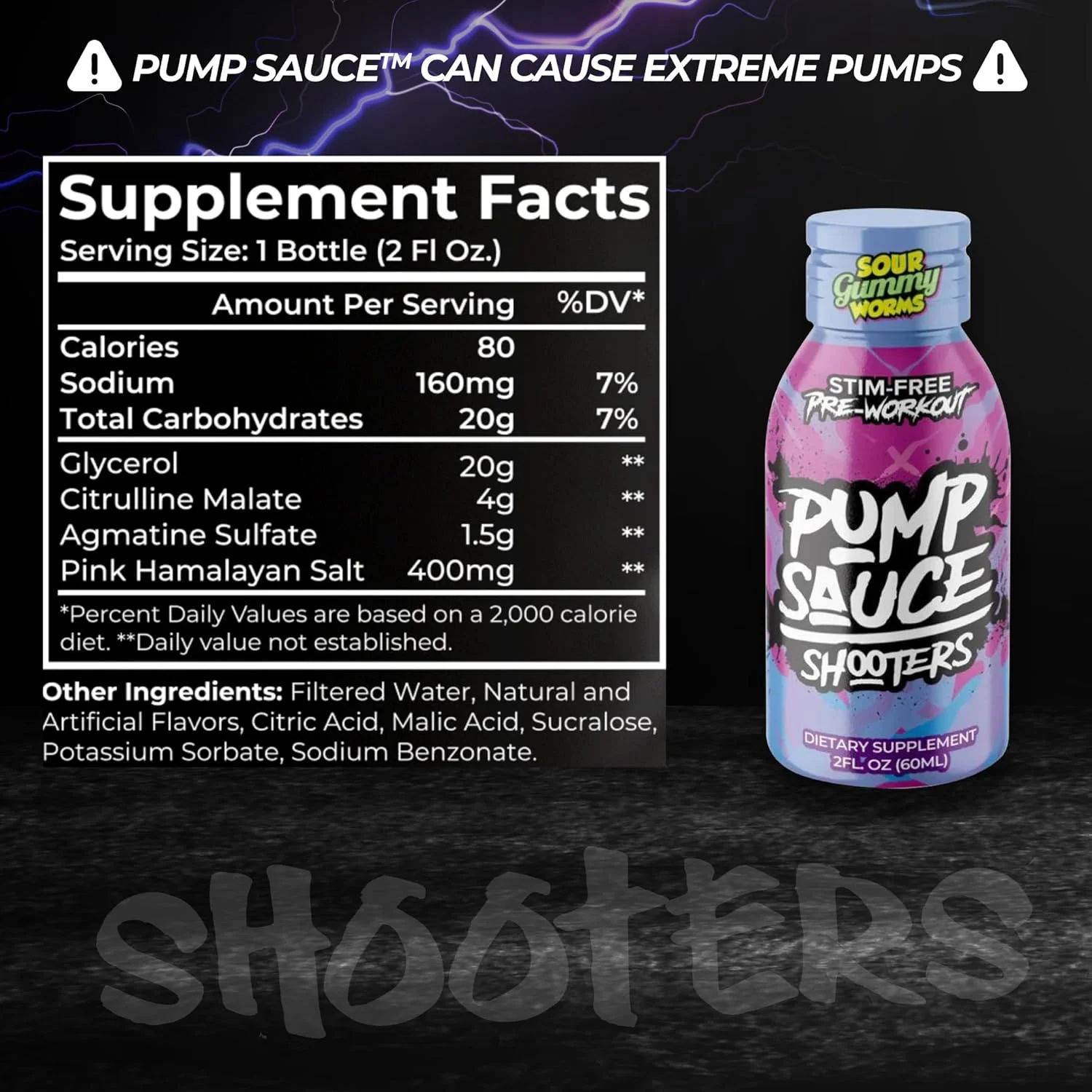 سس پمپ شاترز با طعم کرم ژله ای - بطری 2 اونسی (بسته 12 عددی) - قبل از تمرین، بدون کافئین، طیف کامل مایع، بدون گلوتن، وگان، بدون شکر