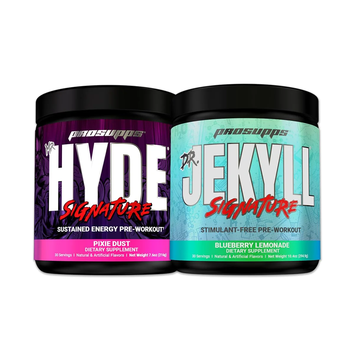 پرو ساپز آقای هاید سیگنچر 30 سرو پودر پیکسی و دکتر جکیل سیگنچر بلوبری لیموناد