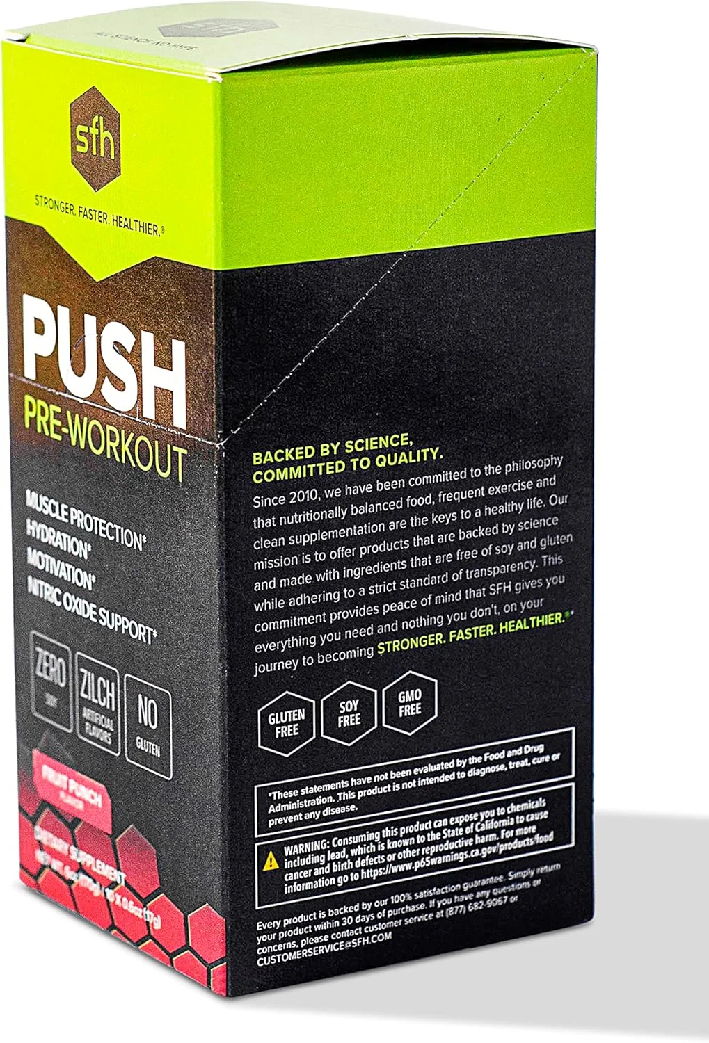 پودر مکمل ورزشی قبل تمرین SFH با طعم پانچ میوه، حاوی 5 گرم BCAA برای ترمیم عضلات | بدون لبنیات، بدون طعم دهنده، رنگ و شیرین کننده مصنوعی (بسته 10 عددی تک نفره)