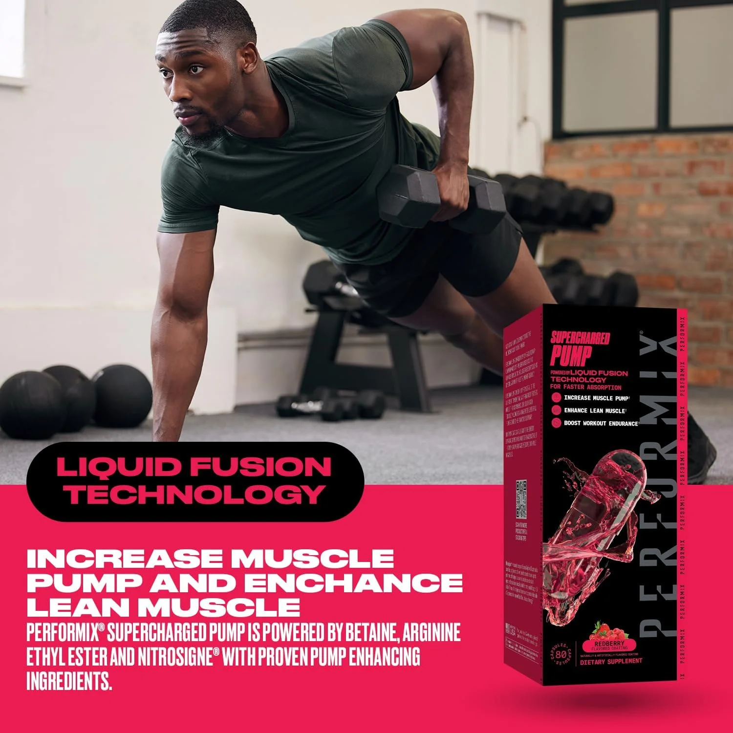 مکمل پمپ فوق العاده پرفورمیکس - نیتروسیژین و بتائین قبل از تمرین - تسریع کننده پمپ عضلانی - تقویت کننده استقامت و قدرت (80 کپسول)