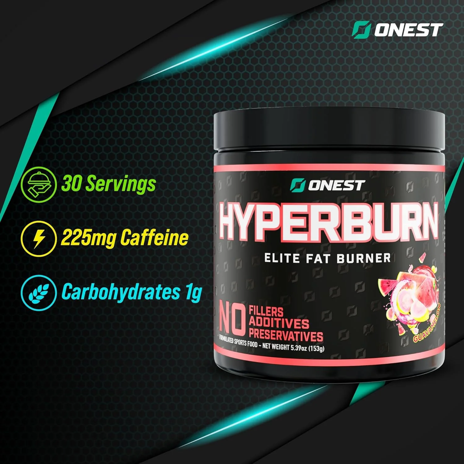 مکمل غذایی برای مردان و زنان - افزایش دهنده نیرو، تقویت کننده متابولیسم و تمرکز، مکمل های پودری با ماندگاری طولانی (30 سروینگ) - طعم لیمو (ملون گواوا)