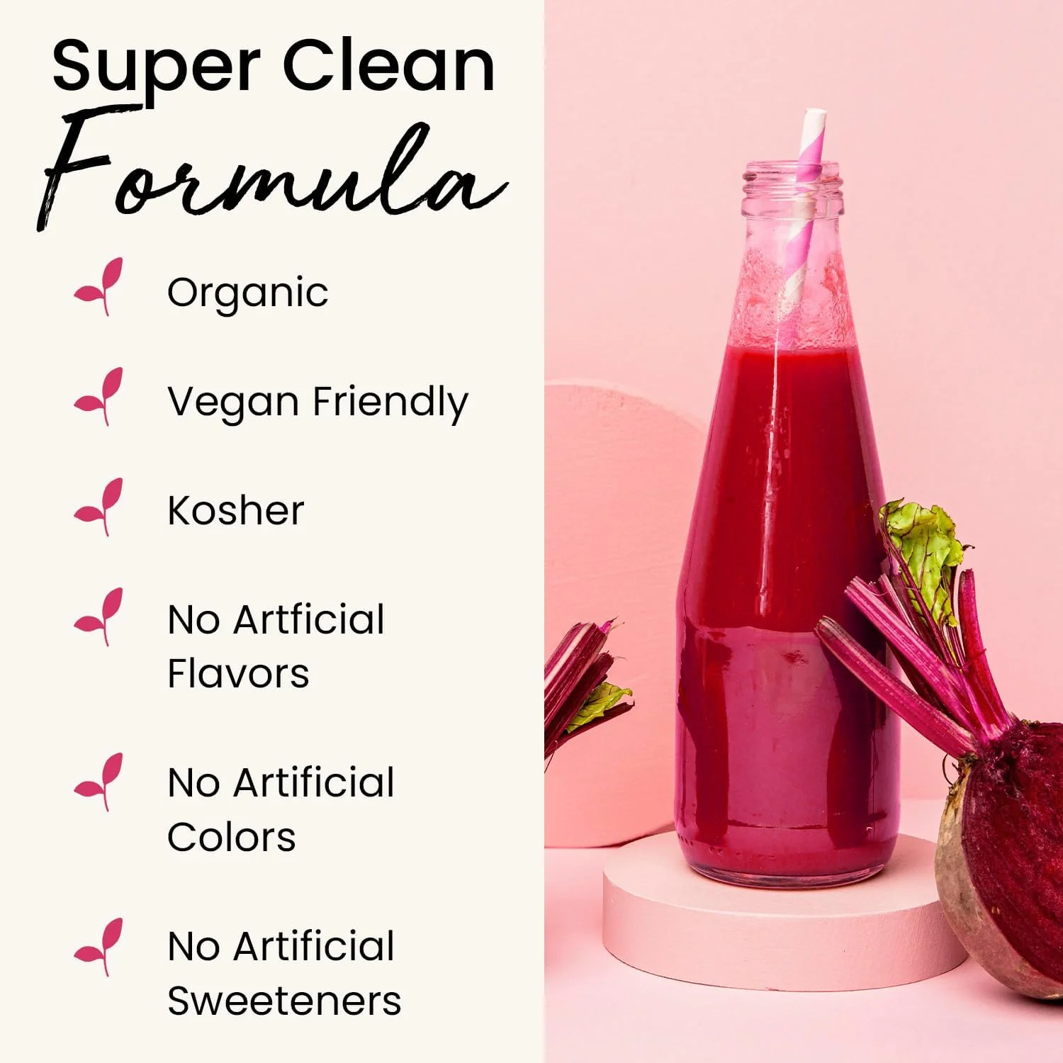 پودر ریشه چغندر ارگانیک سوپرفودز OMG - ۲۲۶ گرم، تقویت کننده نیتریک اکسید، شناخته شده برای افزایش استقامت و انرژی، بسته بندی با قابلیت باز و بسته شدن