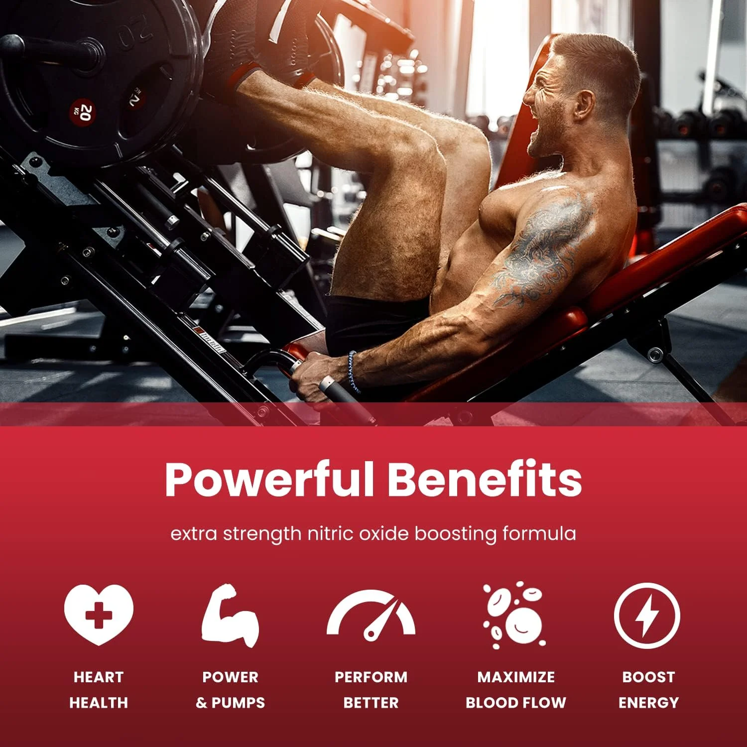 مکمل اکسید نیتریک NutraChamps، ال-آرژنین، ال-سیترولین مالات، AAKG، پوست درخت کاج، عصاره دانه انگور، تقویت کننده فوق العاده قوی اکسید نیتریک، قرص های اکسید نیتریک، قدرت، انرژی، جریان خون