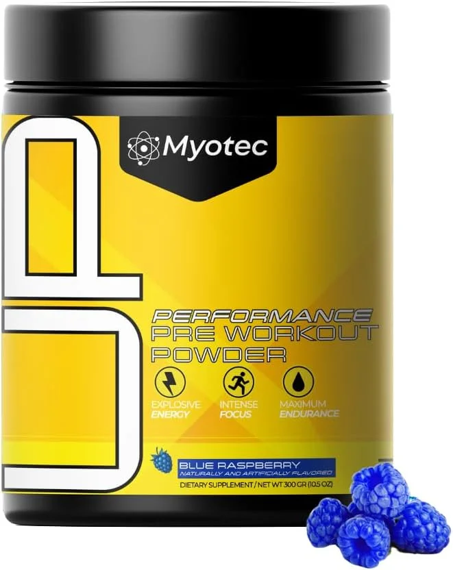 پودر مکمل قبل از تمرین UP Mid Stimulant، افزایش انرژی و تمرکز، حاوی کافئین، بتا آلانین، ال-سیترولین، بدون شکر، 30 سروینگ، ترکیب عملکردی برای آقایان و بانوان (30 سروینگ، تمشک آبی)