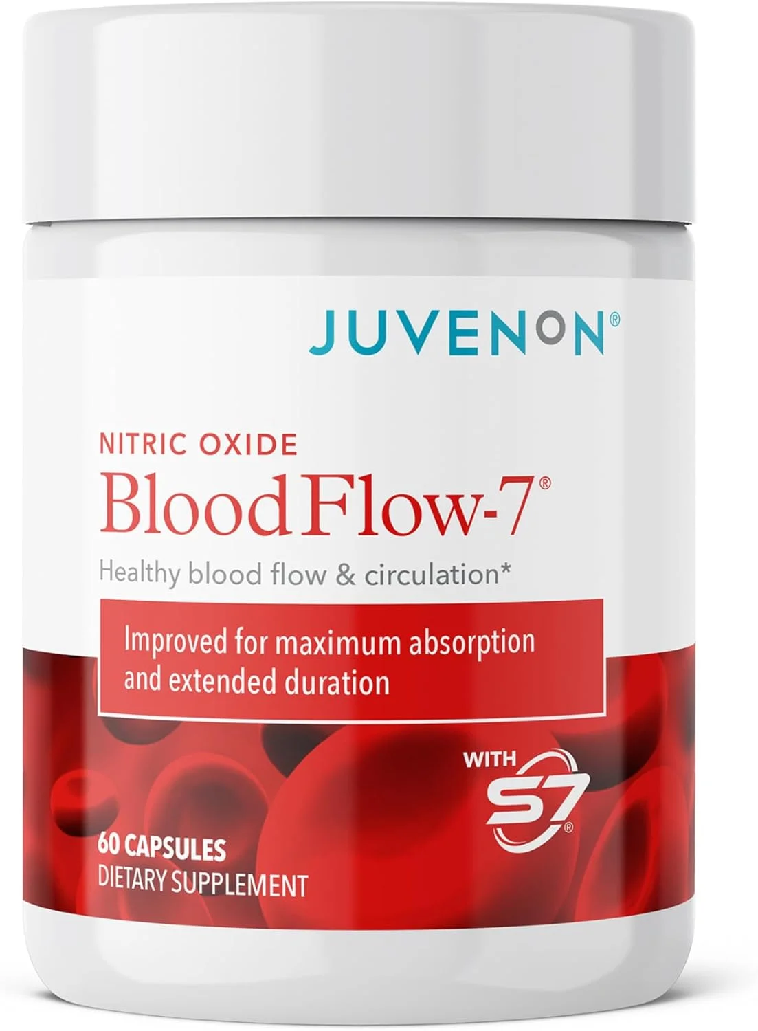 مکمل اکسید نیتریک BloodFlow-7 Juvenon حاوی نیتروسیژین
