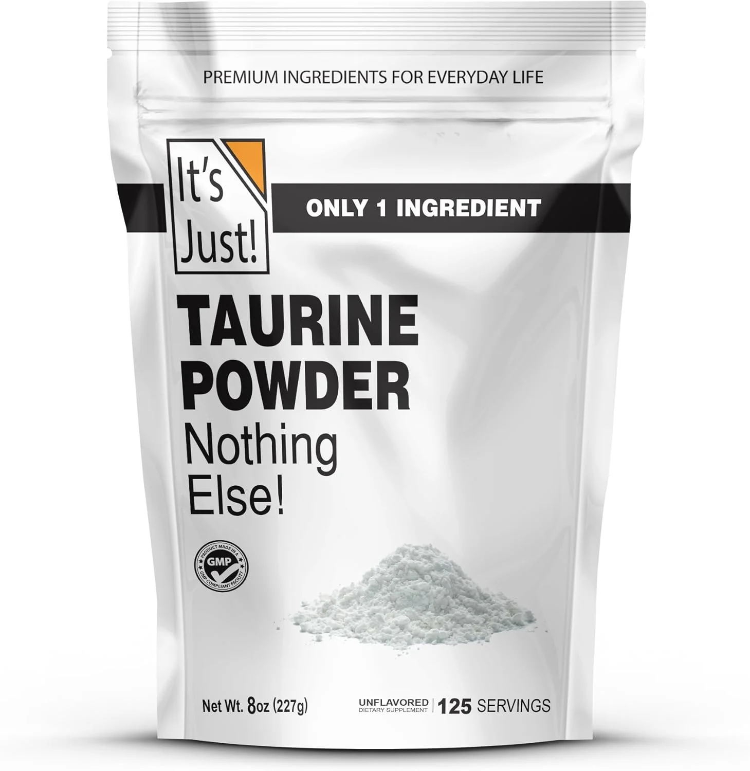 پودر تورین، حجم 226 گرم، مکمل قبل از تمرین، بدون طعم (226 گرم / 113 سروینگ)