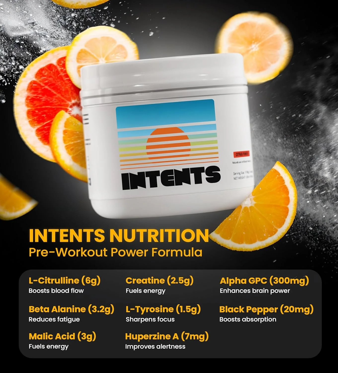 مکمل قبل از تمرین - بدون محرک، بدون کافئین، انرژی، استقامت، تمرکز، قدرت