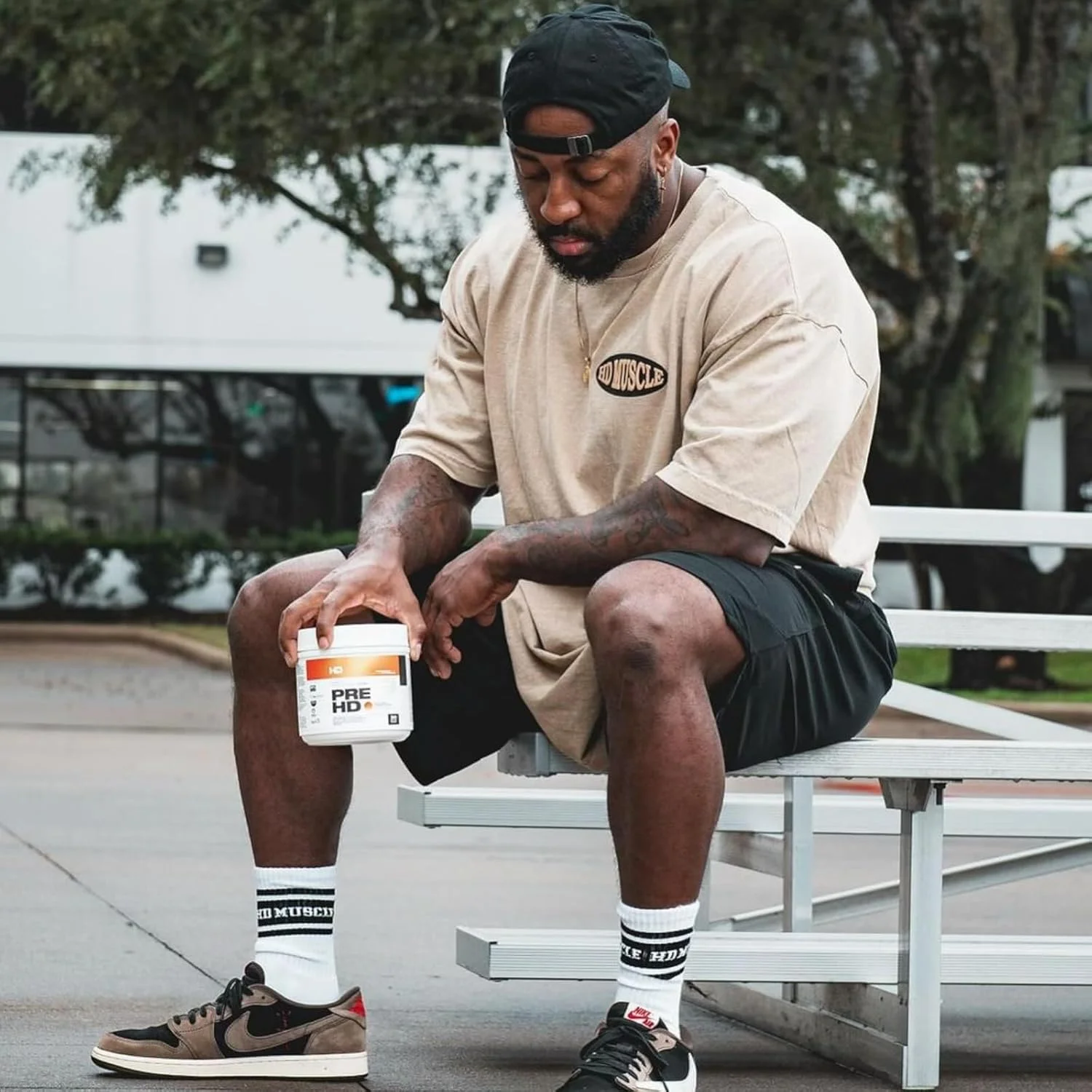 مکمل ورزشی قبل از تمرین HD MUSCLE PreHD Ultra | حاوی سیترولین، نیترات NO3-T، کراتین، بتا آلانین | 275 میلی گرم کافئین به عنوان Purcaf | 30/15 سروینگ (حلقه های هلو)