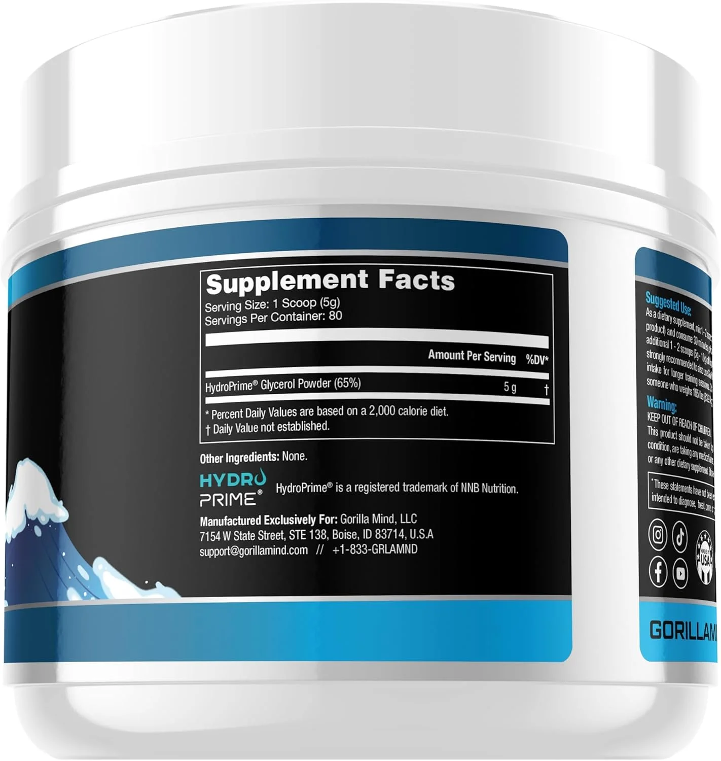 مکمل پیش از تمرین گوریلا مُد (طعم گیلاس) + مکمل پیش از تمرین هیدروپرایم گلیسرول - مجموعه کامل برای آبرسانی فوق العاده، دم عضلانی، قدرت، استقامت و تنظیم حرارت