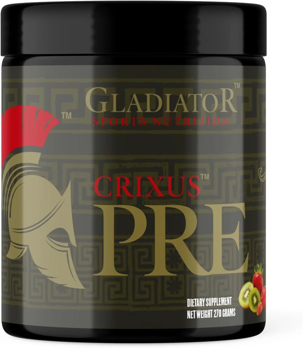 پودر مکمل قبل از تمرین Crixus PRE | انرژی - قدرت - تمرکز - پمپاژ و استقامت | طعم عالی برای آقایان و بانوان | 30 سروینگ (30 سروینگ، توت فرنگی کیوی)