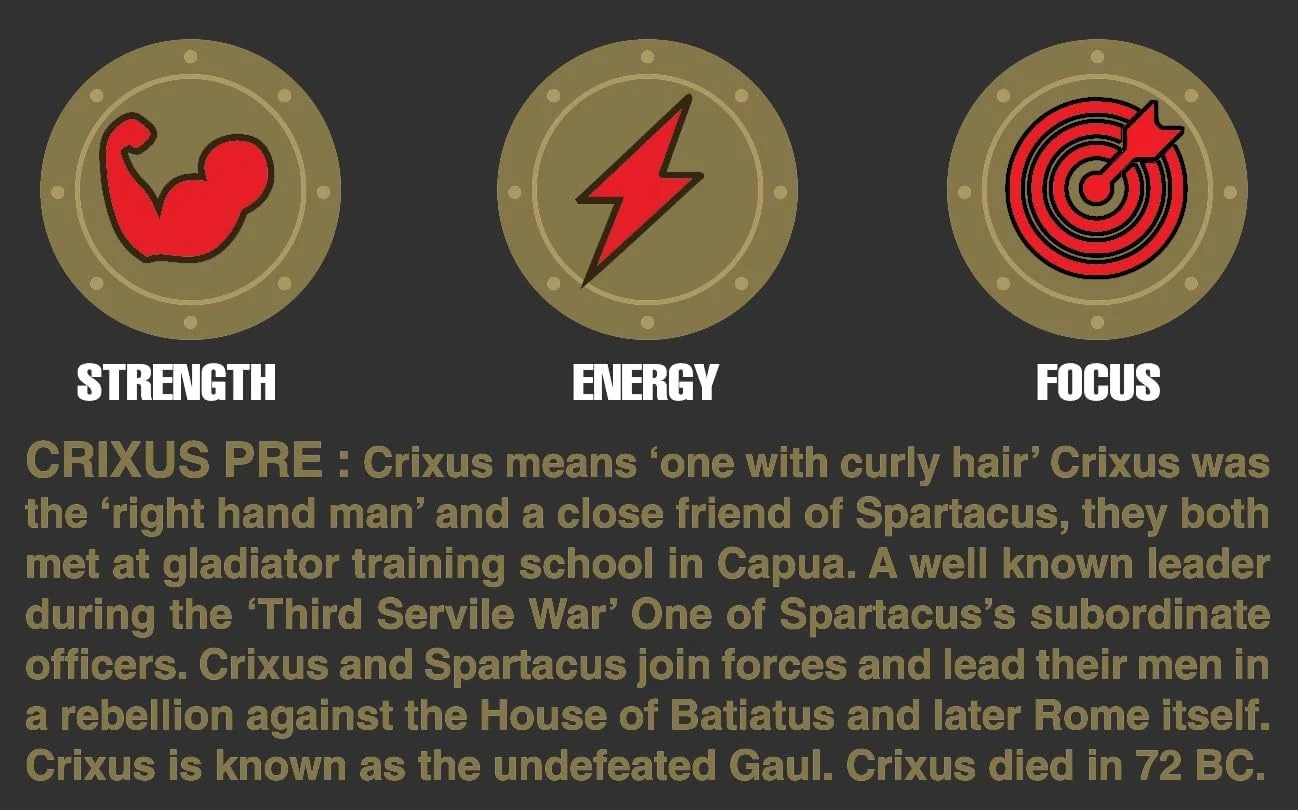 پودر مکمل قبل از تمرین Crixus PRE | انرژی - قدرت - تمرکز - پمپاژ و استقامت | طعم عالی برای آقایان و بانوان | 30 سروینگ (30 سروینگ، توت فرنگی کیوی)