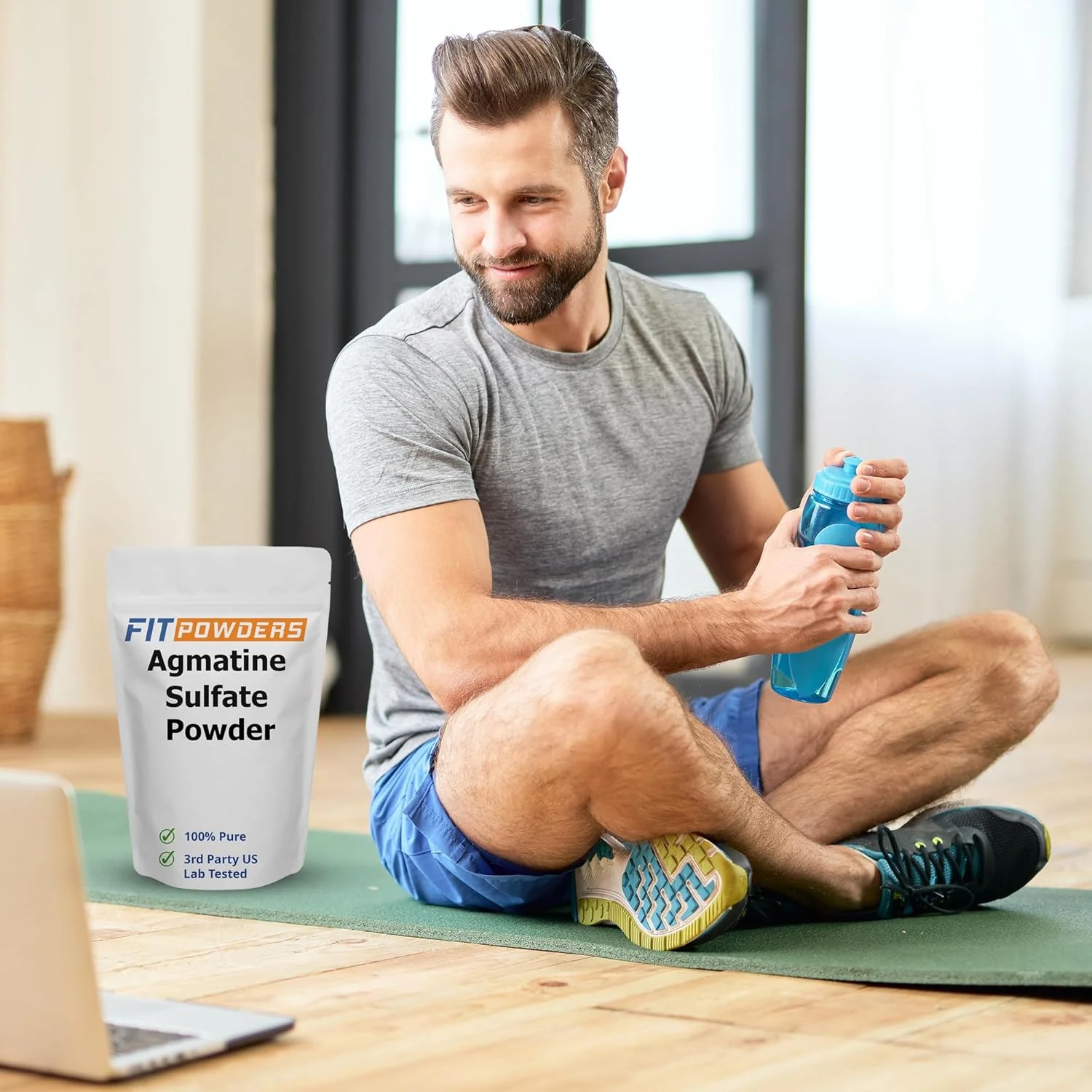 پودر سولفات آگماتین 500 گرم (سایزهای مختلف) افزایش قدرت و پمپ عضلانی (نیتریک اکسید) پودر آگماتین 100% خالص، وگان، بدون گلوتن
