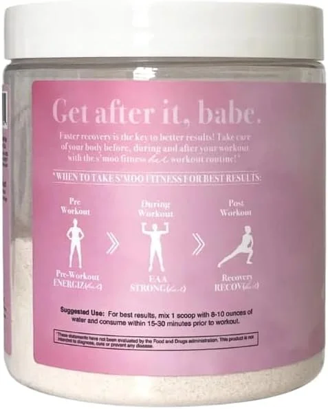 مکمل قبل از تمرین S'moo ENERGIZ(her) - پودر انرژی قبل از تمرین - 30 سروینگ، طعم هلو