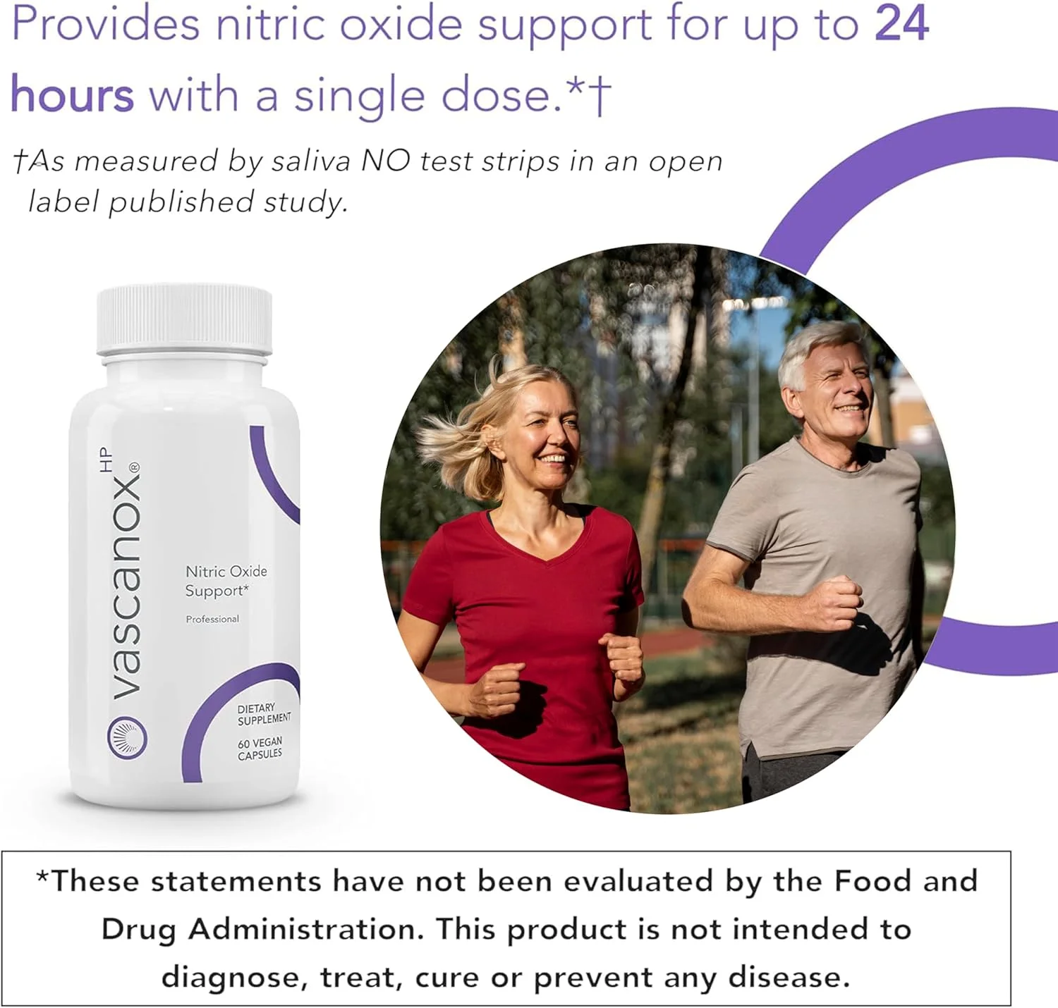 Vascanox HP - پشتیبانی نسل بعدی اکسید نیتریک - تا 24 ساعت با یک دوز*