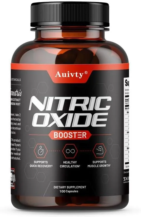 مکمل تقویت کننده اکسید نیتریک - ال آرژنین، ال سیترولین و ریشه چغندر - پشتیبانی از انرژی و عملکرد - 100 کپسول گیاهی، ساخت ایالات متحده آمریکا