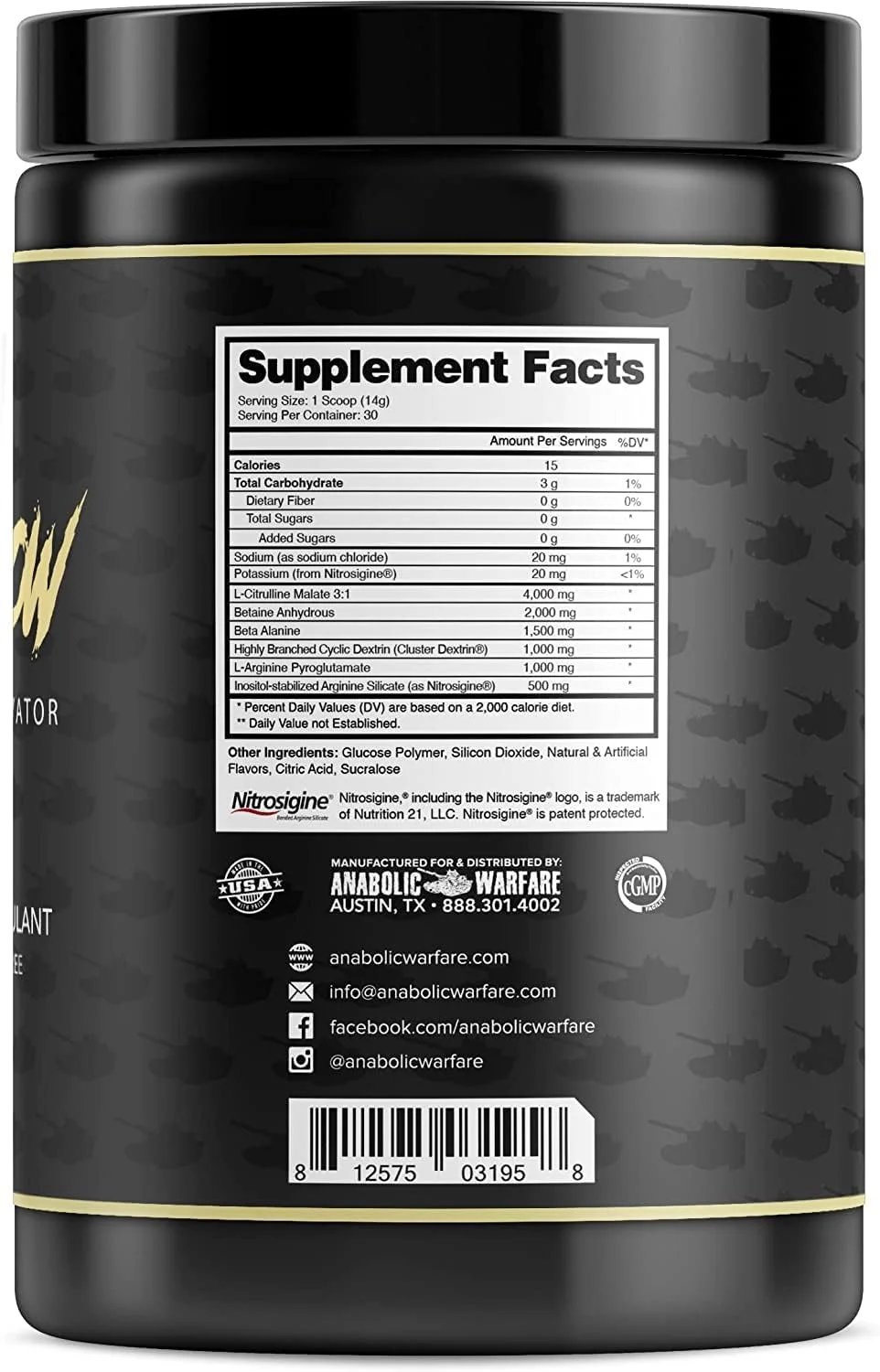 بسته ترکیبی Anabolic Warfare Veiniac + Pump N Grow - پمپ بدون محرک و استقامت برای تمرینات شدید