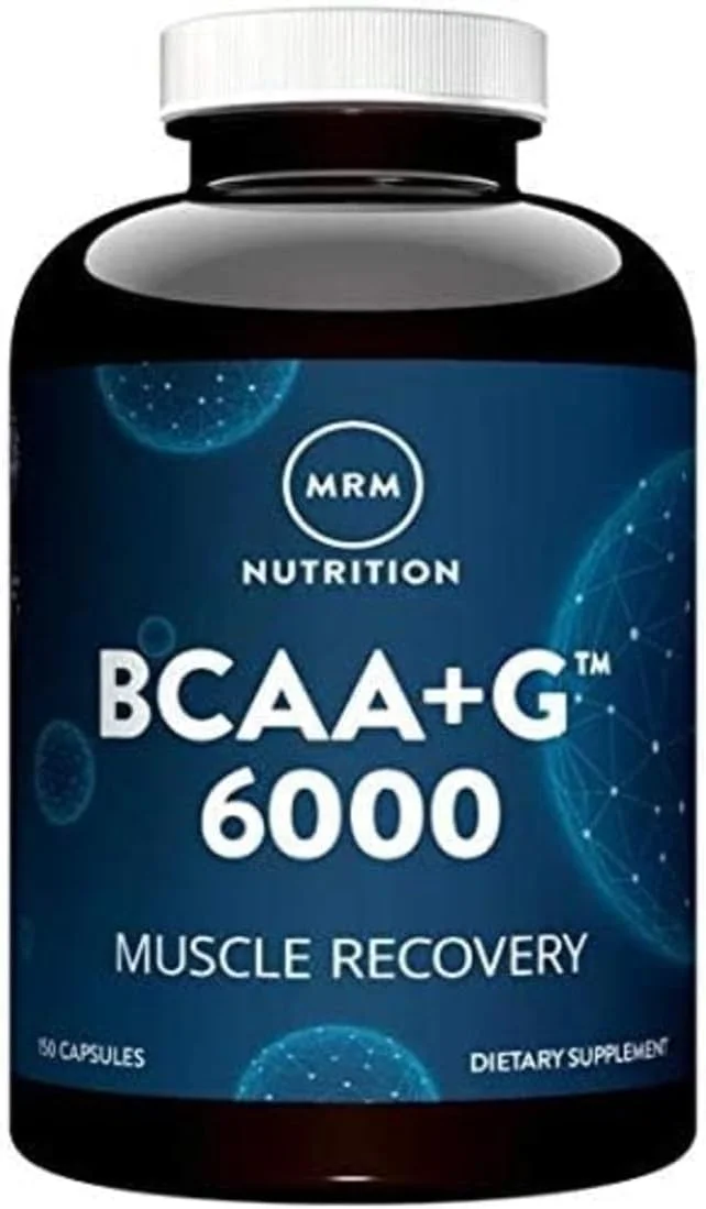 MRM Nutrition BCAA+™ 6000mg | بازیابی عضلات | 6 گرم آمینو اسیدهای شاخه دار در هر کپسول | حاوی ال-گلوتامین | فرمول برتر | فاقد گلوتن | 25 سروینگ MRM Nutrition BCAA+™ 6000mg | بازیابی عضلات | 6 گرم آمینو اسیدهای شاخه دار در هر کپسول | حاوی ال-گلوتامین | فرمول برتر | فاقد گلوتن | 25 سروینگ