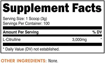 پودر ال-سیترولین 3000 میلی گرمی باکد آپ، ضروریات (100 سروینگ) پودر ال-سیترولین 3000 میلی گرمی باکد آپ، ضروریات (100 سروینگ)