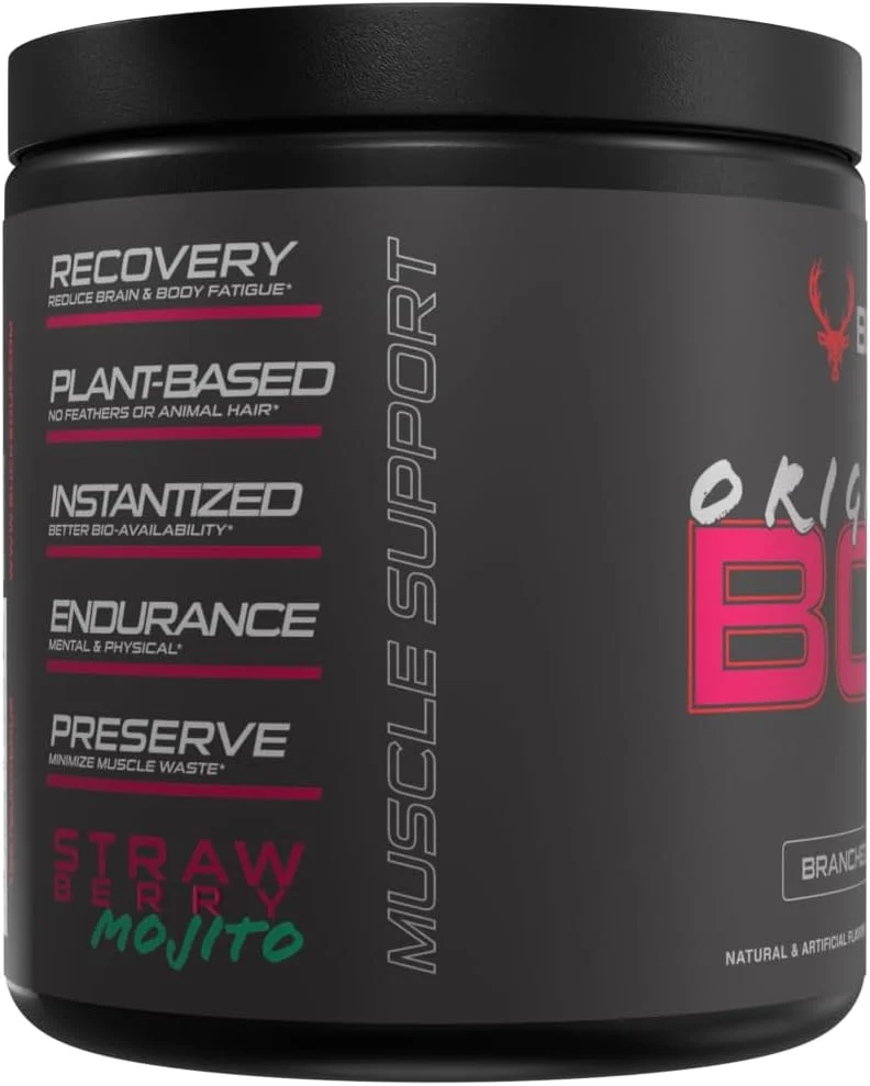 مکمل پودری آمینو اسیدهای شاخه دار ضروری با نسبت 2:1:1 - 30 سروینگ - طعم موهیتو توت فرنگی مکمل پودری آمینو اسیدهای شاخه دار ضروری با نسبت 2:1:1 - 30 سروینگ - طعم موهیتو توت فرنگی