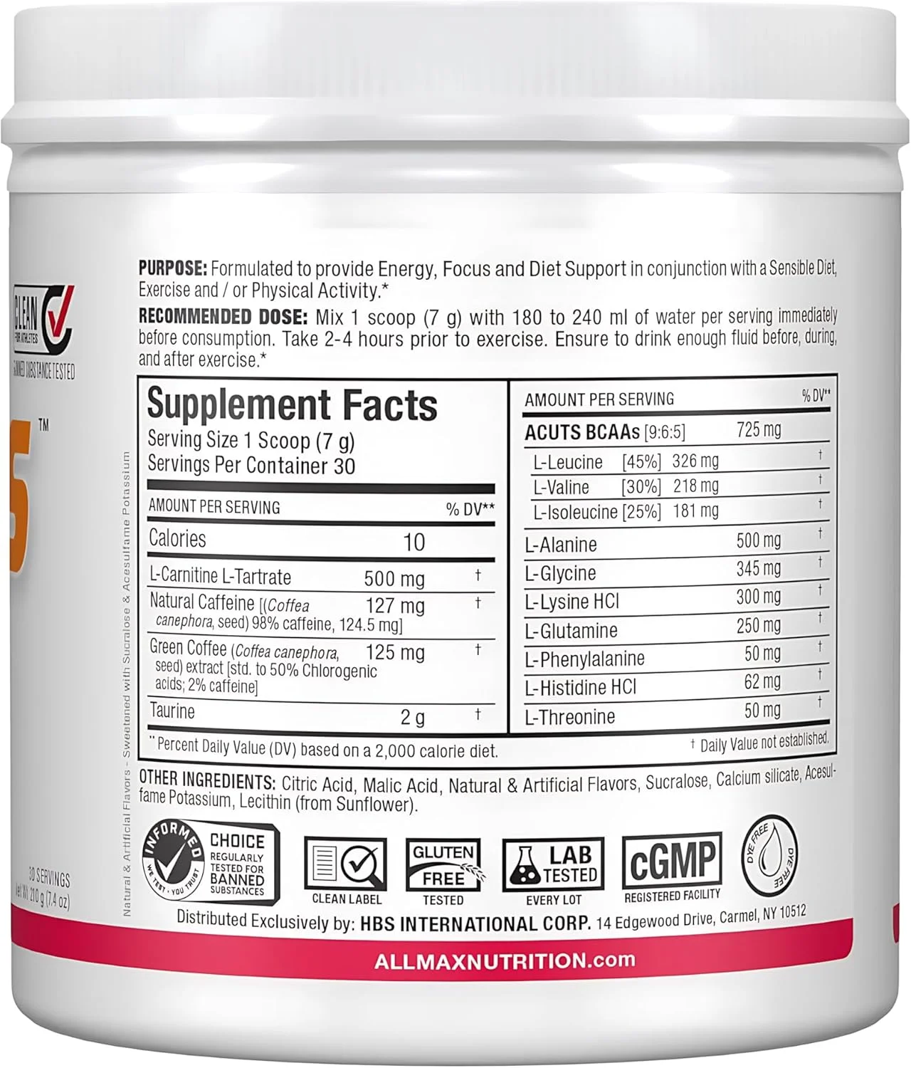 نوشیدنی انرژی زا آمینو شارژ شده آمینو کاتس (ACUTS) با تورین، ال-کارنیتین، عصاره دانه قهوه سبز، هندوانه، 210 گرم - 30 سروینگ نوشیدنی انرژی زا آمینو شارژ شده آمینو کاتس (ACUTS) با تورین، ال-کارنیتین، عصاره دانه قهوه سبز، هندوانه، 210 گرم - 30 سروینگ