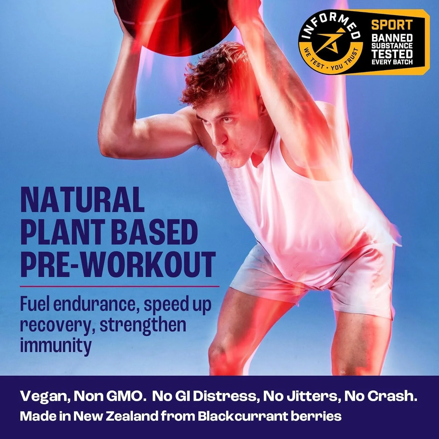 مکمل ورزشی گیاهی و طبیعی انگور فرنگی سیاه 2before | افزایش انرژی، استقامت و ریکاوری | مناسب برای خانم ها و آقایان | 20 سروینگ | دارای گواهی Informed Sports