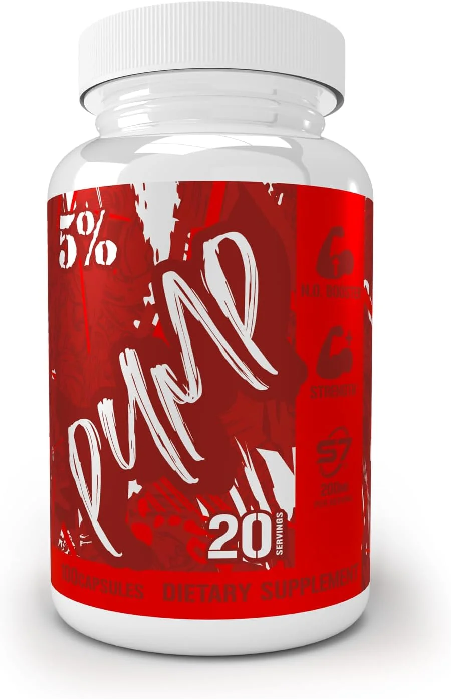 کپسول های پمپ کد قرمز 5% نوتریشن | کپسول های تقویت کننده اکسید نیتریک | مکمل قبل از تمرین کم محرک | گلیسر سایز ثبت شده، دن شن، S7 (100 کپسول) کپسول های پمپ کد قرمز 5% نوتریشن | کپسول های تقویت کننده اکسید نیتریک | مکمل قبل از تمرین کم محرک | گلیسر سایز ثبت شده، دن شن، S7 (100 کپسول)