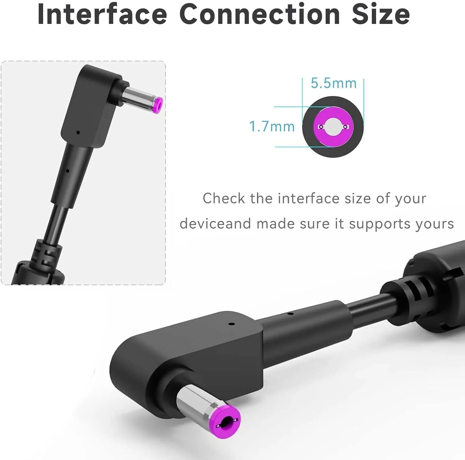 شارژر لپ تاپ 135 واتی سازگار با لپ تاپ گیمینگ ایسر نیترو 5 مدل AN515 و اسپایر 7 مدل A715، آداپتور AC با ولتاژ 19 ولت و جریان 7.1 آمپر، اندازه کانکتور 5.5 در 1.7 میلی متر شارژر لپ تاپ 135 واتی سازگار با لپ تاپ گیمینگ ایسر نیترو 5 مدل AN515 و اسپایر 7 مدل A715، آداپتور AC با ولتاژ 19 ولت و جریان 7.1 آمپر، اندازه کانکتور 5.5 در 1.7 میلی متر