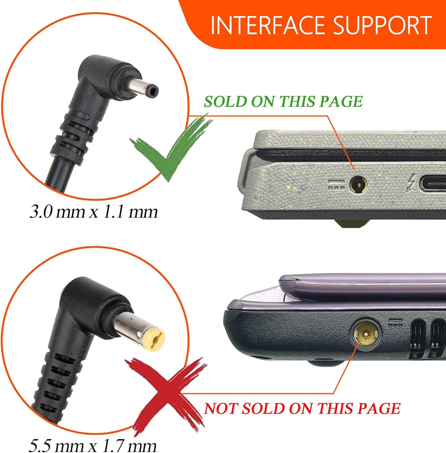 آداپتور AC 45 واتی برای شارژر لپ تاپ ایسر 19 ولت 2.37 آمپر 3.0x1.1 میلی متر سازگار با سری های Acer Chromebook Aspire Swift 1/3/5 منبع تغذیه جایگزین آداپتور AC 45 واتی برای شارژر لپ تاپ ایسر 19 ولت 2.37 آمپر 3.0x1.1 میلی متر سازگار با سری های Acer Chromebook Aspire Swift 1/3/5 منبع تغذیه جایگزین