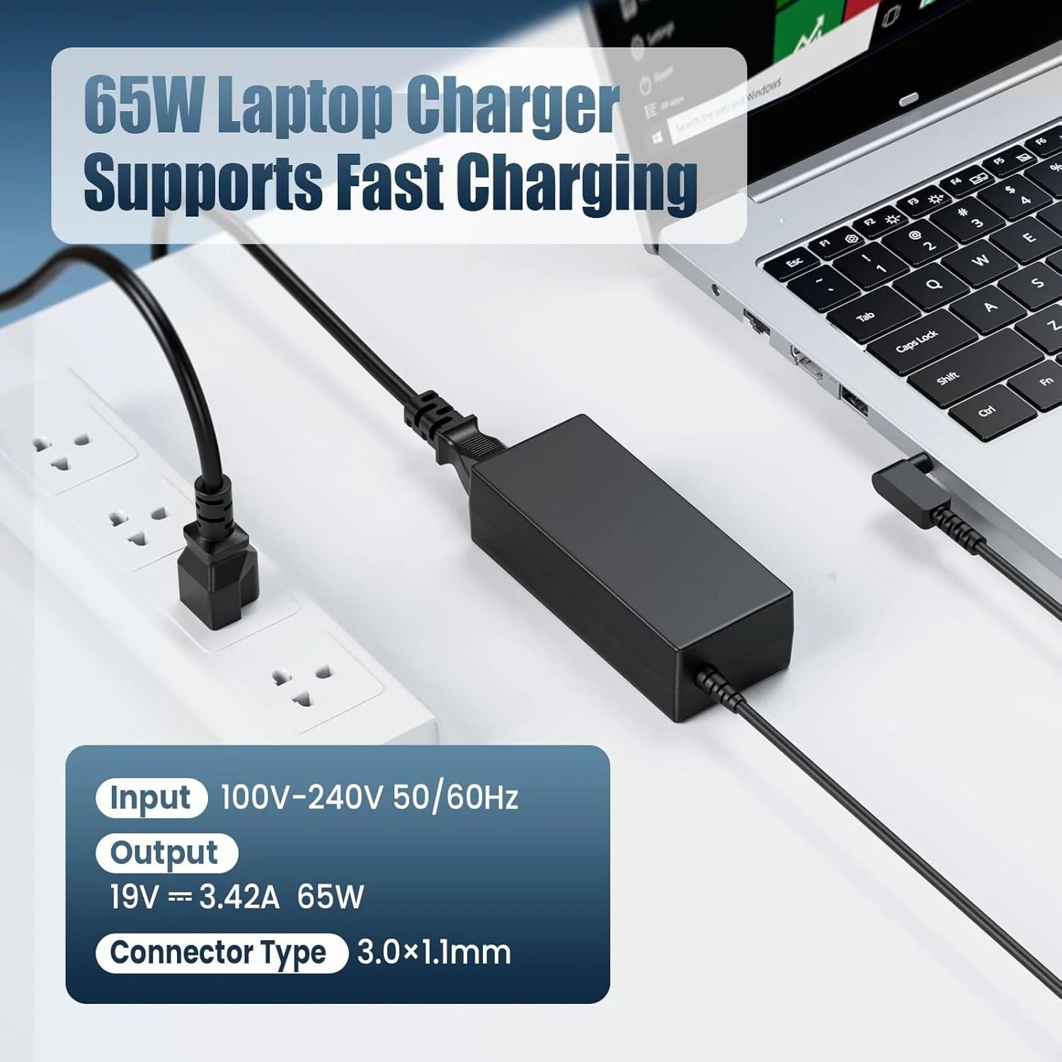 شارژر لپ تاپ سازگار با Acer Aspire S7/ S5/ S3 (S3-391)، Aspire R13/ R15، Iconia W700/ W700P، Aspire P3، V3-371/ V3-372 – آداپتور AC جایگزین 65W/45W شارژر لپ تاپ سازگار با Acer Aspire S7/ S5/ S3 (S3-391)، Aspire R13/ R15، Iconia W700/ W700P، Aspire P3، V3-371/ V3-372 – آداپتور AC جایگزین 65W/45W