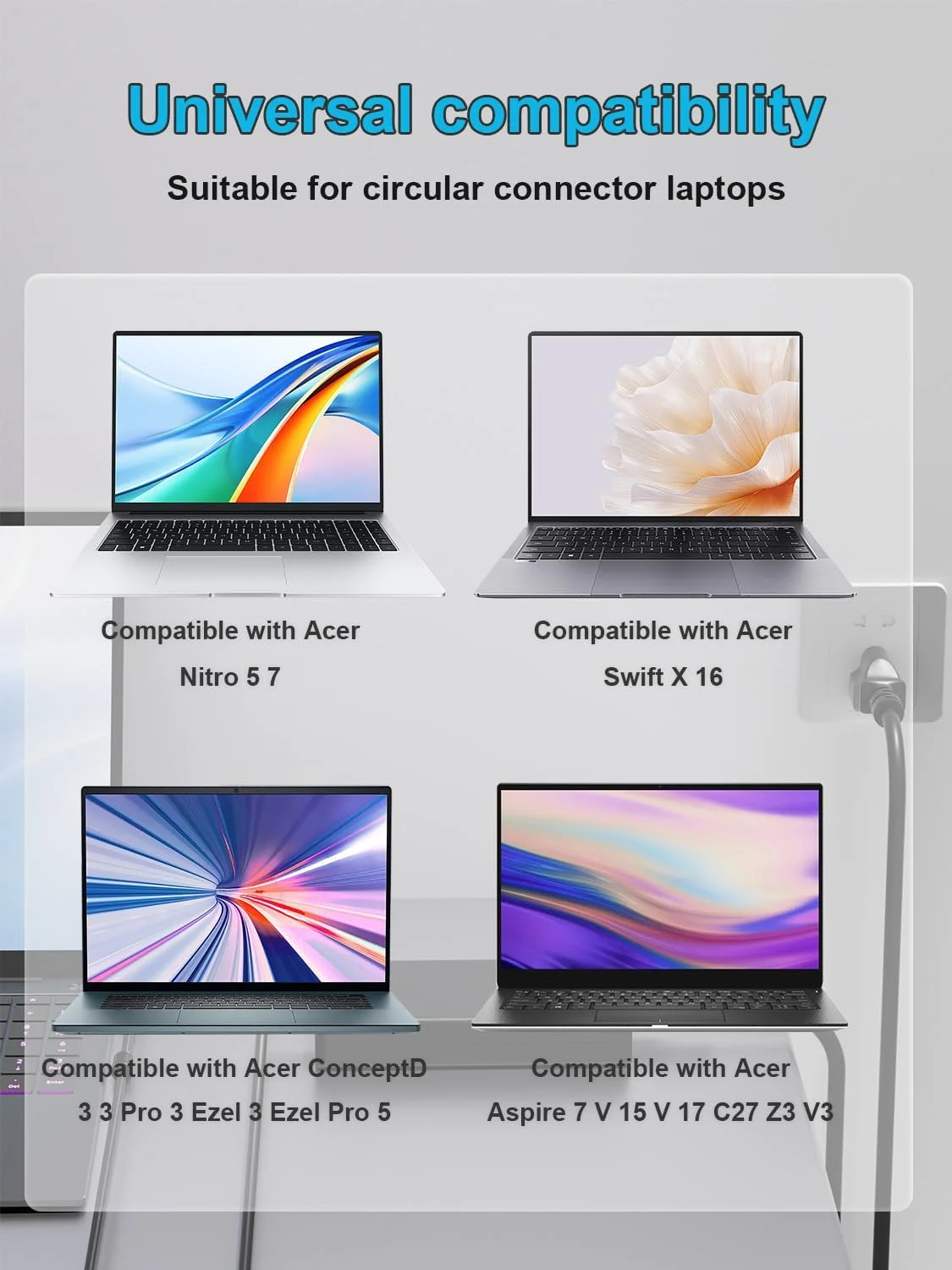 135W Charger Compatible with Acer Aspire Z3 Z3-615 Z3-715 Z3-710 C27 Z24 Z22 C24 C22 C20 Z1 ZC-102 XC-830 XC-704 ZS600 Veriton Z4660G Z4860G Chromebase 24 CA24I CA24V All-in-One AIO Desktop 135W Charger Compatible with Acer Aspire Z3 Z3-615 Z3-715 Z3-710 C27 Z24 Z22 C24 C22 C20 Z1 ZC-102 XC-830 XC-704 ZS600 Veriton Z4660G Z4860G Chromebase 24 CA24I CA24V All-in-One AIO Desktop