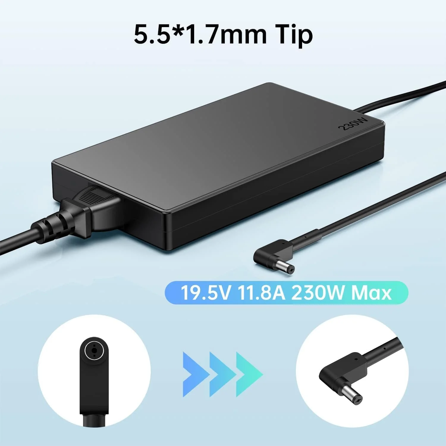 شارژر 230 واتی مناسب برای لپتاپهای گیمینگ ایسر Predator Helios 300 PH315-54/53، Helios/Triton Neo 14/16 PHN14-51 PTN16-51، Triton 300/500، Nitro 16 AN16/17 AN17/5 AN515-58 شارژر 230 واتی مناسب برای لپتاپهای گیمینگ ایسر Predator Helios 300 PH315-54/53، Helios/Triton Neo 14/16 PHN14-51 PTN16-51، Triton 300/500، Nitro 16 AN16/17 AN17/5 AN515-58