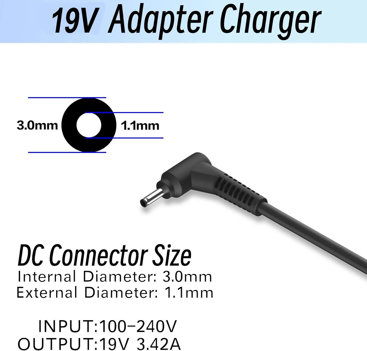 شارژر لپ تاپ 19 ولت سازگار با Acer Chromebook 11 13 14 15 R11 CB3 CB5 C740 C720 C720p C738T، آداپتور برق 65 واتی (اتصال کوچک با فیلتر EMI) شارژر لپ تاپ 19 ولت سازگار با Acer Chromebook 11 13 14 15 R11 CB3 CB5 C740 C720 C720p C738T، آداپتور برق 65 واتی (اتصال کوچک با فیلتر EMI)